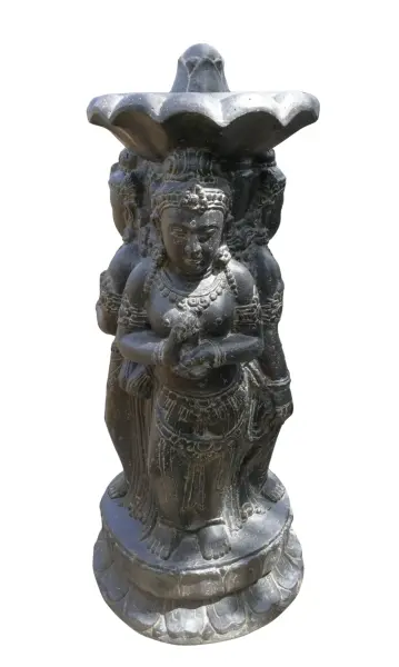 Product image 4 of the product “Water feature, standing Tri Murti, 130cm ”